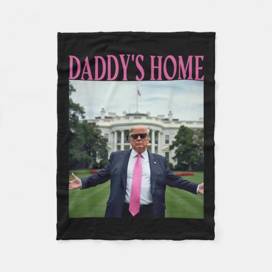 Couverture Polaire Daddys Home Trump American Made Trump Merchandises (Devant)