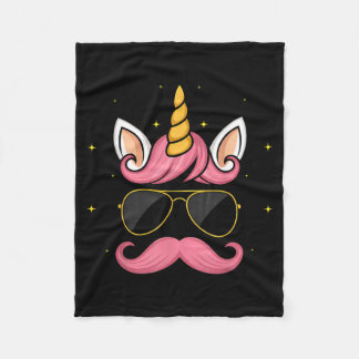 Couverture Polaire Dadicorn Best Dad Unicorn Fathers Day Funny Pink