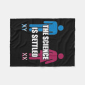 Couverture Polaire Dadisms Funny Dad Sayings S &amp; Xx Xy The Scienc (Devant (Horizontal))