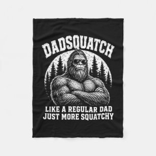 Couverture Polaire Dadsquatch comme un papa normal plus squatchy