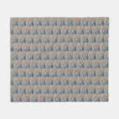 Couverture Polaire Daffodiles Abstraits (Devant (Horizontal))