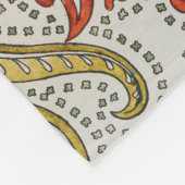 Couverture Polaire Daffodique chintz papier peint à fleurs Art nouvea (Coin)