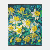 Couverture Polaire Daffodiques impressionnistes (Devant)