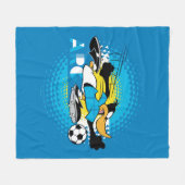 Couverture Polaire DAFFY DUCK™ Team Argentina Soccer Graphic (Devant (Horizontal))