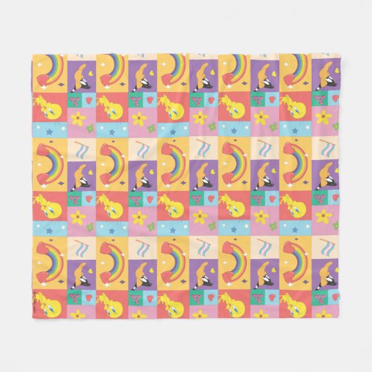 Couverture Polaire DAFFY DUCK™ & TWEETY™ - Motif de fierté (Devant (Horizontal))