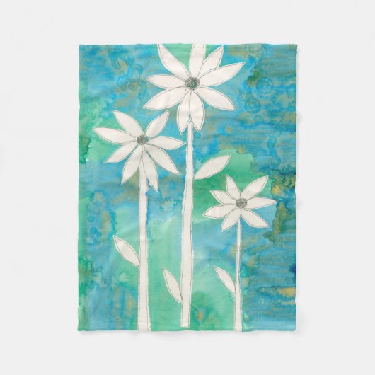 Couverture Polaire Dainty Daisies II (Devant)