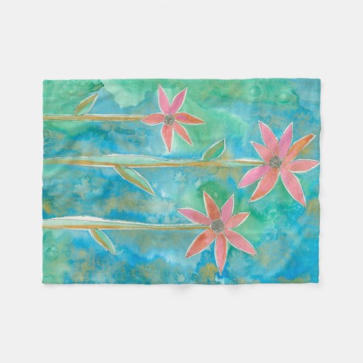 Couverture Polaire Dainty Daisies III (Devant (Horizontal))