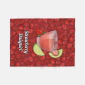 Couverture Polaire Daiquiri aux fraises (Devant (Horizontal))