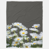 Couverture Polaire Daisies on Grey (Devant)
