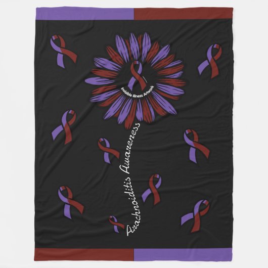 Couverture Polaire Daisy...Arachnoiditis Blanche polaire (Devant)