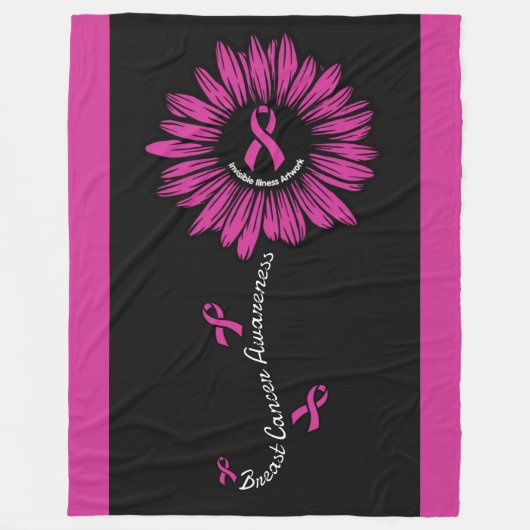 Couverture Polaire Daisy...Cancer du sein (Devant)