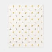 Couverture Polaire Daisy Dreams Jaune Brown (Devant)