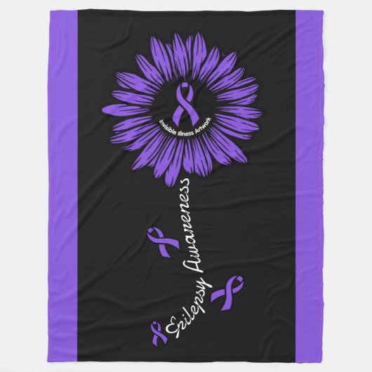 Couverture Polaire Daisy...Epilepsie (Devant)