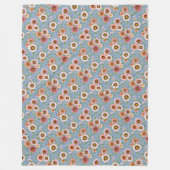 Couverture Polaire Daisy Floral (Devant)