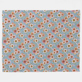 Couverture Polaire Daisy Floral (Devant (Horizontal))