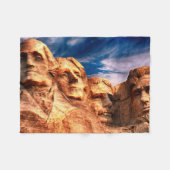 Couverture Polaire Dakota du Sud Mont Rushmore (Devant (Horizontal))