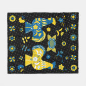Couverture Polaire Dala Rooster suédois (Devant (Horizontal))