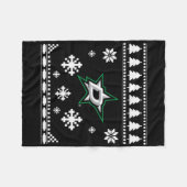 Couverture Polaire Dallas Stars Ugly Christmas Sweater Holidaze (Devant (Horizontal))