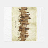 Couverture Polaire Dallas Texas City (Devant (Horizontal))