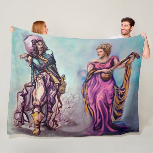 Couverture Polaire Dalliance Fleece Blanket (En situation)