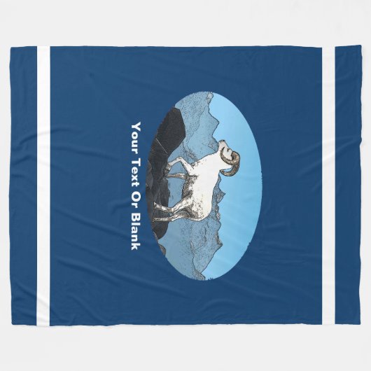 Couverture Polaire Dall's Sheep (Devant (Horizontal))