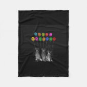 Couverture Polaire Dalmatians Wishing Happy New Year 2016 T Shirt_1 (Devant)