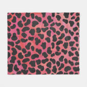 Couverture Polaire DalmatiDalmatien noir et rouge (Devant (Horizontal))