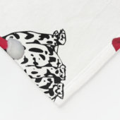 Couverture Polaire Dalmatie de Noël (Coin)