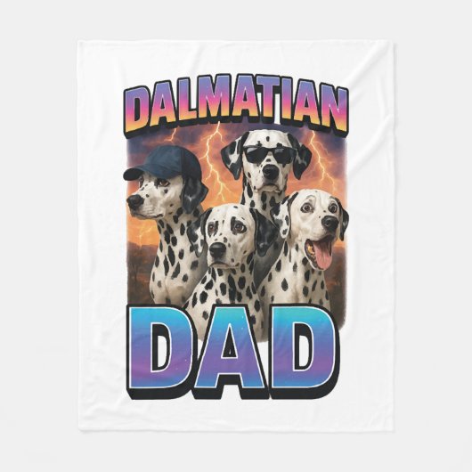 Couverture Polaire Dalmatien (Devant)