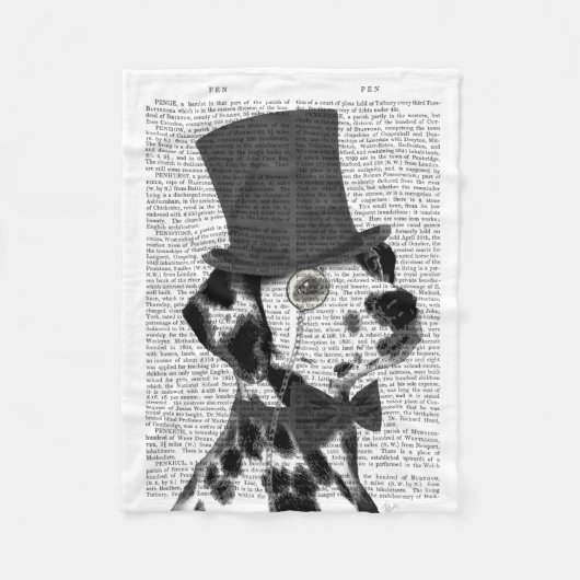 Couverture Polaire Dalmatien, Hound officiel et Casquette (Devant)