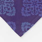 Couverture Polaire Damas florales (Coin)