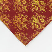 Couverture Polaire Damassé riche de vacances (Coin)