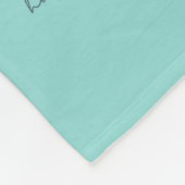 Couverture Polaire Dame Chat Heureuse (Coin)
