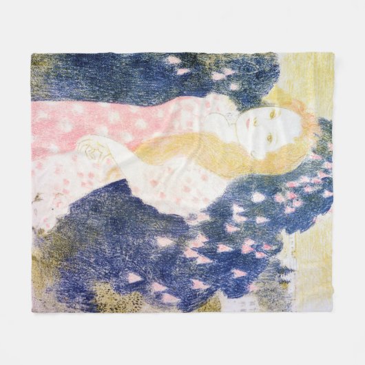 Couverture Polaire Dame en Robe rose, Maurice Denis (Devant (Horizontal))