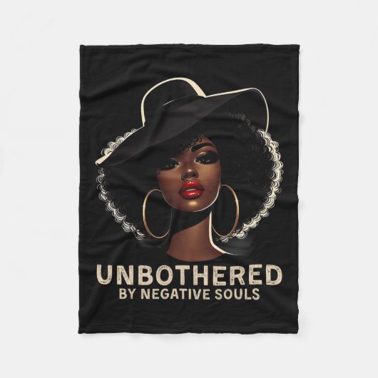 Couverture Polaire Dames afro-américaines Sy Black Queen (Devant)