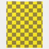 Couverture Polaire Damier Zest et Acid (Devant)