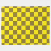 Couverture Polaire Damier Zest et Acid (Devant (Horizontal))