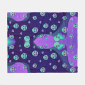 Couverture polaire d'amour cosmique (Devant (Horizontal))