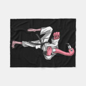 Couverture Polaire Dancing Skeleton Citrouille Halloween (Devant (Horizontal))