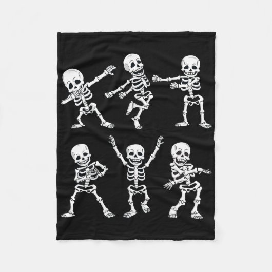 Couverture Polaire Dancing Skeletons Dance Challenge Boys Girl (Devant)