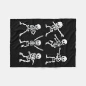 Couverture Polaire Dancing Skeletons Dance Challenge Boys Girl Kids H (Devant (Horizontal))