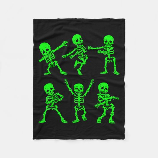 Couverture Polaire Dancing Skeletons Dance Challenge Girl Boys Kids H (Devant)