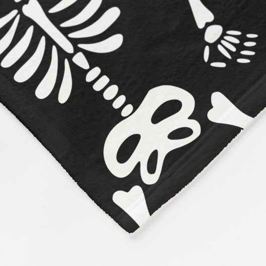 Couverture Polaire Dancing Skeletons Halloween Plush (Coin)