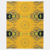 Couverture Polaire Dandelion bohème en été Cosy Floral (Devant)