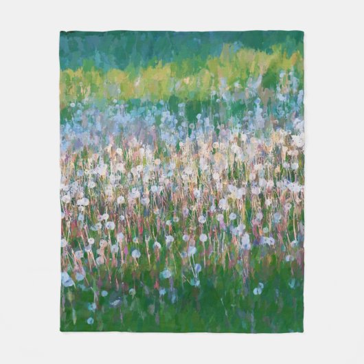 Couverture Polaire Dandelion Champ de Voeux (Devant)