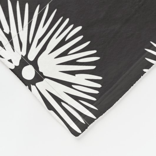 Couverture Polaire Dandelion de printemps Fleurs et design Feuille (Coin)