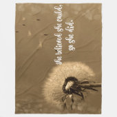 Couverture Polaire Dandelion : Elle croyait qu'elle pouvait le faire (Devant)