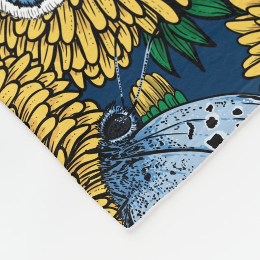 Couverture Polaire Dandelion medow (Coin)