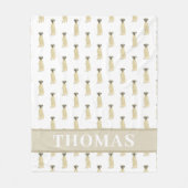 Couverture Polaire Dané géant personnalisé (faon masqué)  (Devant)