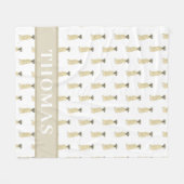 Couverture Polaire Dané géant personnalisé (faon masqué)  (Devant (Horizontal))